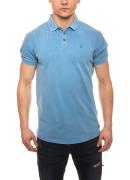 NO EXCESS Polo-Shirt sportliches Herren Picqué Polo-Hemd mit Knopfleis...