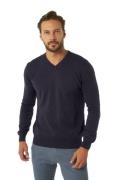 JIMMY SANDERS Baumwoll-Pullover klassischer Herren Strick-Pullover mit...