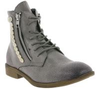 ARIZONA Schuhe Boots coole Damen Schnür-Stiefeletten Grau Used