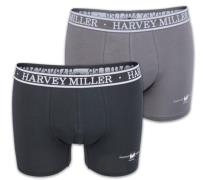 Doppel-Pack HARVEY MILLER POLO CLUB Boxershort sportliche Herren-Unter...