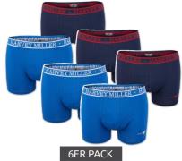 6er Pack HARVEY MILLER POLO CLUB Boxershorts bequeme Herren Unterwäsch...