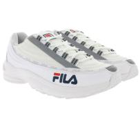 FILA Retro Schnürer zeitlose Damen Turn-Schuhe mit Plateau DSTR97 Weiß