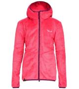 Salewa Puez Furry Fleece-Jacke auffällige Kinder Wander-Jacke mit Kapu...