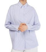 REPLAY Bluse klassisches Hemd Damen Shirt Business Blau