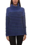 Aniston Grobstrick-Pullover gestreifter Damen Rollkragen-Pulli in Chen...