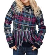 Pepe Jeans Tinas Fransen-Strick-Pullover trendiger Damen Herbst-Pulli ...