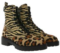 STEVE MADDEN Stiefeletten schicke Damen Ankle-Boots mit Animal-Muster ...