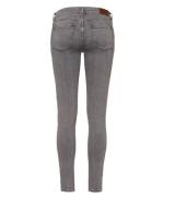 SCOTCH & SODA Skinny-Jeans elastische Damen Denim-Hose Grau