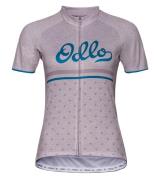 ODLO Fujin Print Zip T-Shirt stylisches Damen Fahrrad-Trikot Full Zip ...