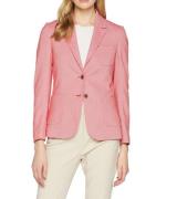 GANT Jersey-Blazer sportliches Damen Jackett mit Revers Rot/Weiß