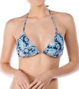 Skiny Neckholder-Bikini süßes Damen Triangel-Oberteil im Ethno-Look Bl...