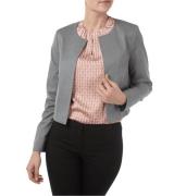 COMMA Langarm-Bolero modische Damen Kurz-Jacke mit offener Vorderseite...