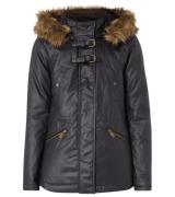 Pepe Jeans Winter-Jacke modische Damen Jacke aus beschichteter Baumwol...