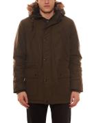 JACK & JONES Herren Parka Winter-Jacke Fred Arctic Braun