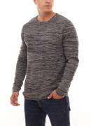 REDEFINED REBEL Herren Strick-Pullover Baumwoll-Pulli Martin Knit Grau...