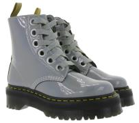 Dr. Martens Vegan Molly Damen Plateau-Boots vegane Stiefel mit schimme...