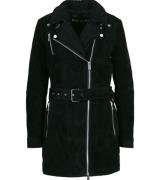 FREAKY NATION Polar Day Damen Echtleder-Jacke Leder-Mantel gefüttert 5...