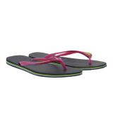 havaianas Brasil stylische Zehen-Trenner mit Brasilien-Logo Badelatsch...