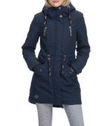 ragwear Elsie Damen Winter-Jacke warme Outdoor-Jacke mit Teddyfell-Fut...