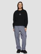 HUF Set Triple Triangle Rundhalspullover schwarz