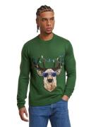 ONLY & SONS Xmas Reg 5 Rundhalspullover mit formeller Gartenbeleuchtun...