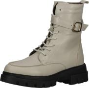 Bequeme SCAPA Stiefelette Schnürschuhe für Damen 21/6683P 120 Beige