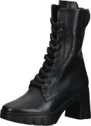 Modische högl Stiefelette Schnürschuhe für Damen 4-105533 0100 Schwarz