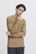 klassischer CASUAL FRIDAY CFHeine Herren Grobstrickpullover mit Label-...