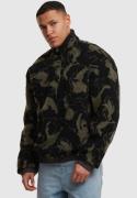 schlichte Urban Classics Herren Jacke Rippbündchen Oversize Camouflage