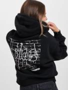 weicher Dangerous DNGRS Damen Hoodie Rippbündchen Kapuze 300 g/m² Schw...