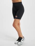 moderne NIKE Damen Hose Stretch Reißverschluss Schwarz