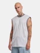 sportliches Urban Classics Herren T-Shirt Mesh 130 g/m² Weiß/Schwarz